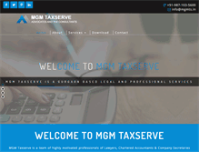 Tablet Screenshot of mgmtaxserve.com